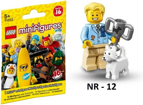 LEGO 71013 MINIFIGURES - Seria 16 : nr 12 Zwycięzca wystawy psów LEGO 71013 MINIFIGURES - Seria 16 : nr 12 Zwycięzca wystawy psów