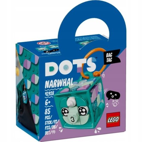LEGO 41928 DOTS - Zawieszka z narwalem LEGO 41928 DOTS - Zawieszka z narwalem