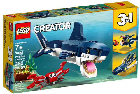 LEGO 31088 CREATOR 3w1 - Morskie stworzenia LEGO 31088 CREATOR 3w1 - Morskie stworzenia