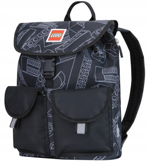 LEGO 20131-1939 - Plecak miejski S - Happy: Black LEGO 20131-1939 - Plecak miejski S - Happy: Black