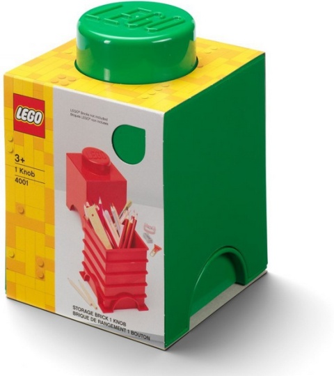 LEGO 40011734 - Pojemnik klocek 1 - Zielony LEGO 40011734 - Pojemnik klocek 1 - Zielony