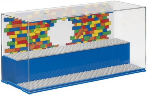LEGO 40700002 - Gablotka XL z platformą na MINIFIGURKI - Niebieska LEGO 40700002 - Gablotka XL z platformą na MINIFIGURKI - Niebieska