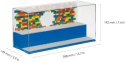 LEGO 40700002 - Gablotka XL z platformą na MINIFIGURKI - Niebieska