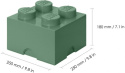LEGO 40031747 - Pojemnik klocek 4 - Piaskowa zieleń 25 cm
