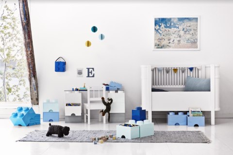 LEGO 40041730 - Pojemnik klocek 8 - Czerwony 50 cm LEGO 40041730 - Pojemnik klocek 8 - Czerwony 50 cm