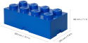 LEGO 40041731 - Pojemnik klocek 8 - Niebieski 50 cm