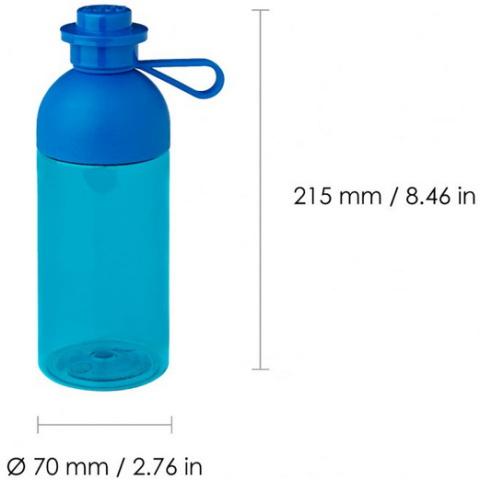 LEGO 40420002 - Bidon przeźroczysty - Niebieski LEGO 40420002 - Bidon przeźroczysty - Niebieski