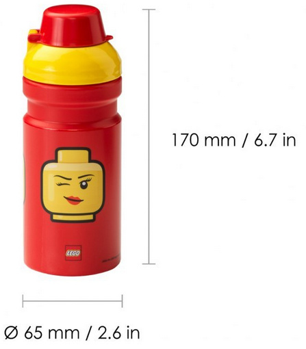 LEGO 40561725 - Bidon - Classic: Dziewczynka LEGO 40561725 - Bidon - Classic: Dziewczynka