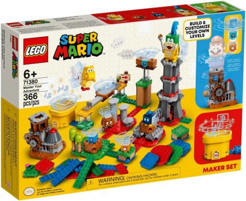 LEGO 71380 Super Mario - Mistrzowskie przygody - zestaw twórcy LEGO 71380 Super Mario - Mistrzowskie przygody - zestaw twórcy