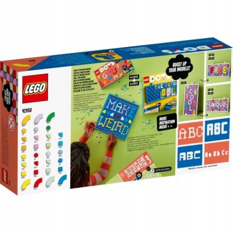 LEGO 41950 DOTS - Rozmaitości DOTS - literki LEGO 41950 DOTS - Rozmaitości DOTS - literki
