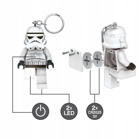 LEGO LGL- KE12H - Brelok LED - Star Wars: Stormtrooper LEGO LGL- KE12H - Brelok LED - Star Wars: Stormtrooper