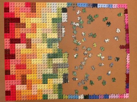 LEGO 60728 - PUZZLE - Rainbow bricks LEGO 60728 - PUZZLE - Rainbow bricks
