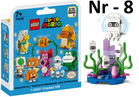 LEGO 71413 MINIFIGURES - Super Mario 6 : nr 8 Blooper & baby Bloopers LEGO 71413 MINIFIGURES - Super Mario 6 : nr 8 Blooper & baby Bloopers