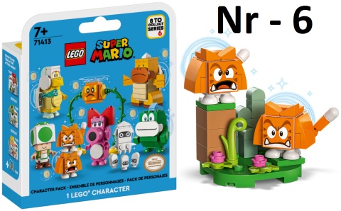 LEGO 71413 MINIFIGURES - Super Mario 6 : nr 6 Cat Goombas LEGO 71413 MINIFIGURES - Super Mario 6 : nr 6 Cat Goombas