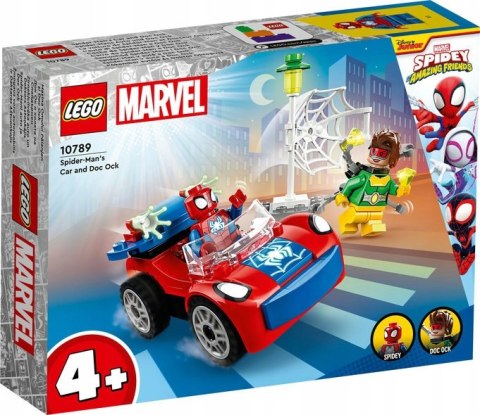 LEGO 10789 Spidey and His Amazing Friends - Samochód Spider-Mana i Doc Ock LEGO 10789 Spidey and His Amazing Friends - Samochód Spider-Mana i Doc Ock