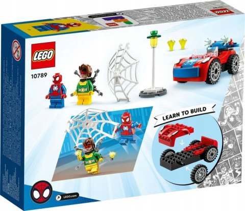 LEGO 10789 Spidey and His Amazing Friends - Samochód Spider-Mana i Doc Ock LEGO 10789 Spidey and His Amazing Friends - Samochód Spider-Mana i Doc Ock