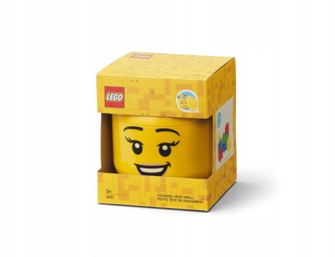 LEGO 40310801 - Pojemnik głowa mała S - Uśmiechnięta dziewczynka LEGO 40310801 - Pojemnik głowa mała S - Uśmiechnięta dziewczynka