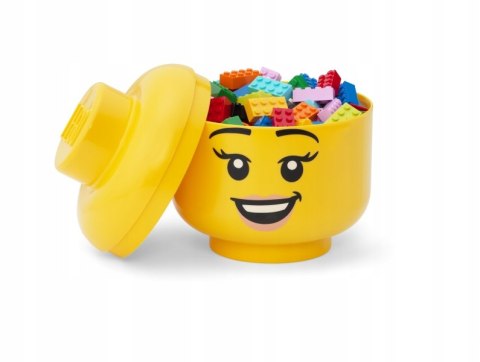 LEGO 40310801 - Pojemnik głowa mała S - Uśmiechnięta dziewczynka LEGO 40310801 - Pojemnik głowa mała S - Uśmiechnięta dziewczynka
