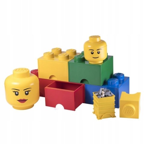 LEGO 40310801 - Pojemnik głowa mała S - Uśmiechnięta dziewczynka LEGO 40310801 - Pojemnik głowa mała S - Uśmiechnięta dziewczynka