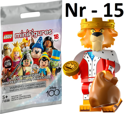 LEGO 71038 MINIFIGURES - DISNEY 100: nr 15 Książę Jan LEGO 71038 MINIFIGURES - DISNEY 100: nr 15 Książę Jan
