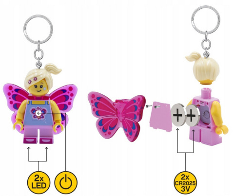 LEGO LGL - KE171H - Brelok LED - Classic: Motylek LEGO LGL - KE171H - Brelok LED - Classic: Motylek