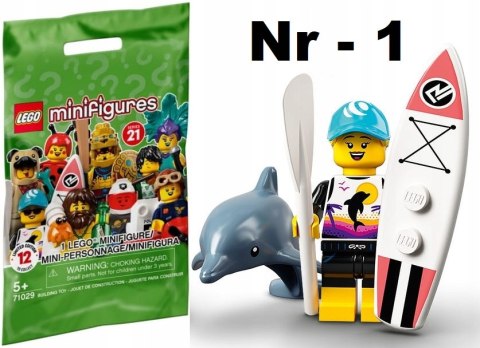 LEGO 71029 MINIFIGURES SURFERKA I DELFIN NR 1 LEGO 71029 MINIFIGURES SURFERKA I DELFIN NR 1