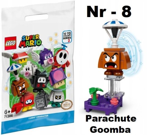 LEGO 71386 SUPER MARIO 2 PARACHUTE GOOMBA NR 8 LEGO 71386 SUPER MARIO 2 PARACHUTE GOOMBA NR 8