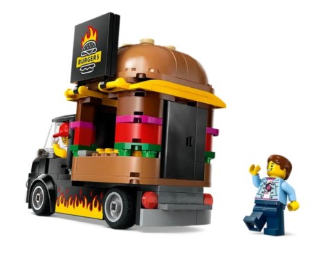 LEGO 60404 City - Ciężarówka z burgerami LEGO 60404 City - Ciężarówka z burgerami
