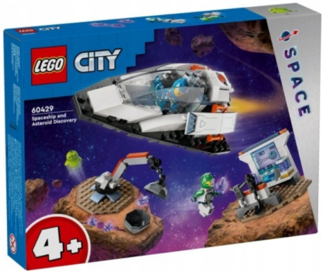 LEGO 60429 City - Statek kosmiczny i odkrywanie asteroidy LEGO 60429 City - Statek kosmiczny i odkrywanie asteroidy
