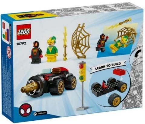 LEGO 10792 Spidey and His Amazing Friends - Pojazd wiertłowy LEGO 10792 Spidey and His Amazing Friends - Pojazd wiertłowy