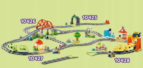 LEGO 10425 Duplo - Tunel i tory kolejowe - zestaw rozszerzający LEGO 10425 Duplo - Tunel i tory kolejowe - zestaw rozszerzający