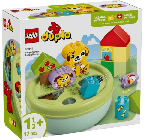 LEGO 10441 Duplo - Sorter kształtów: dom szczeniaczków LEGO 10441 Duplo - Sorter kształtów: dom szczeniaczków