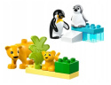 LEGO 10442 Duplo - Rodziny dzikich zwierząt: pingwiny i lwy