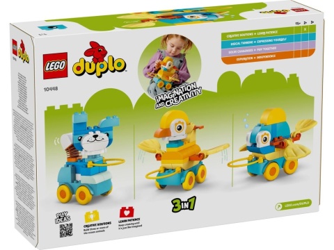 LEGO 10448 Duplo - 3 w 1 Zwierzątka na kółkach LEGO 10448 Duplo - 3 w 1 Zwierzątka na kółkach