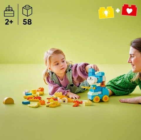 LEGO 10448 Duplo - 3 w 1 Zwierzątka na kółkach LEGO 10448 Duplo - 3 w 1 Zwierzątka na kółkach
