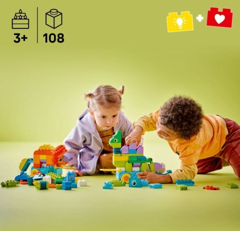 LEGO 10451 Duplo - 3 w 1 Dinozaury na kółkach LEGO 10451 Duplo - 3 w 1 Dinozaury na kółkach