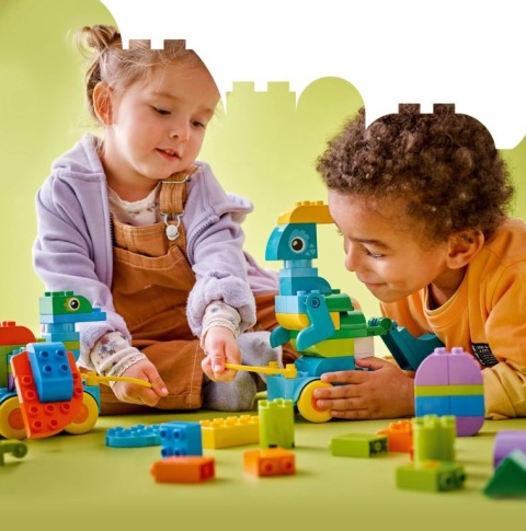 LEGO 10451 Duplo - 3 w 1 Dinozaury na kółkach LEGO 10451 Duplo - 3 w 1 Dinozaury na kółkach