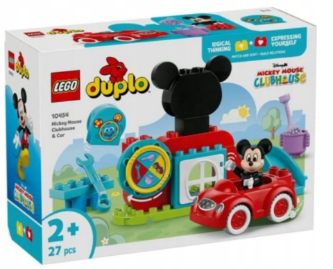LEGO 10454 Duplo - Klub przyjaciół Myszki Miki i samochód LEGO 10454 Duplo - Klub przyjaciół Myszki Miki i samochód