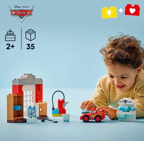 LEGO 10456 Duplo - Wizyta McQueena w warsztacie Wójta LEGO 10456 Duplo - Wizyta McQueena w warsztacie Wójta