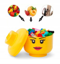 LEGO 40321725 - Komplet 3 pojemników głowa - Dziewcznka