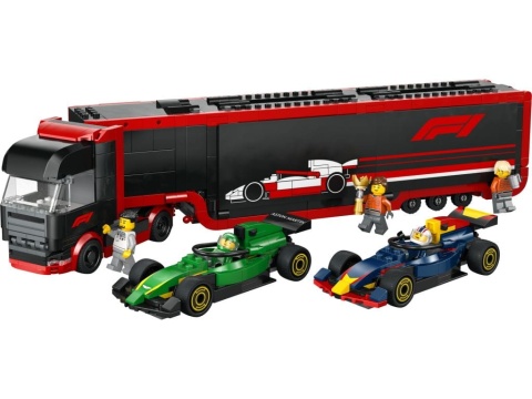 LEGO 60445 City - F1 Ciężarówka z bolidami RB20 i AMR24 LEGO 60445 City - F1 Ciężarówka z bolidami RB20 i AMR24