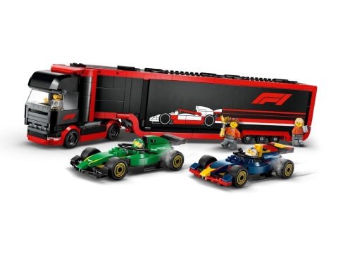 LEGO 60445 City - F1 Ciężarówka z bolidami RB20 i AMR24 LEGO 60445 City - F1 Ciężarówka z bolidami RB20 i AMR24