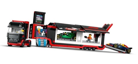 LEGO 60445 City - F1 Ciężarówka z bolidami RB20 i AMR24 LEGO 60445 City - F1 Ciężarówka z bolidami RB20 i AMR24