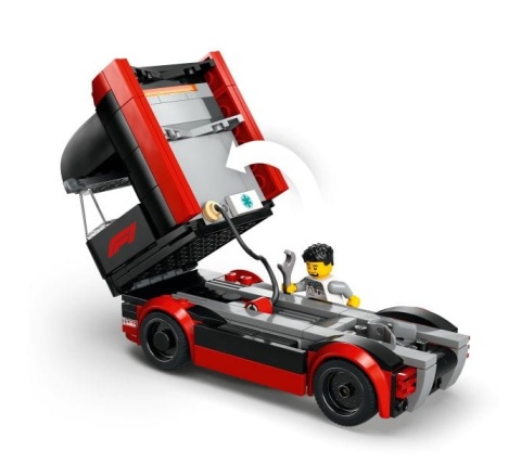 LEGO 60445 City - F1 Ciężarówka z bolidami RB20 i AMR24 LEGO 60445 City - F1 Ciężarówka z bolidami RB20 i AMR24