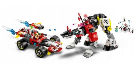 LEGO 71497 DREAMZzz - Tygrysi mech Coopera i hot rod Zero LEGO 71497 DREAMZzz - Tygrysi mech Coopera i hot rod Zero