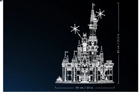 LEGO 43222 Disney - Zamek Disneya LEGO 43222 Disney - Zamek Disneya