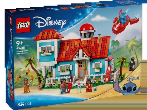 LEGO 43268 Disney - Domek na plaży Lilo i Stitcha LEGO 43268 Disney - Domek na plaży Lilo i Stitcha