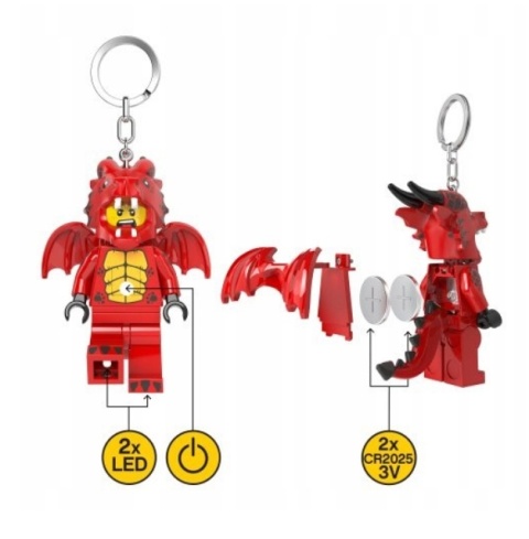 LEGO LGL - KE196H - Brelok LED - Classic: Czerwony Smok LEGO LGL - KE196H - Brelok LED - Classic: Czerwony Smok