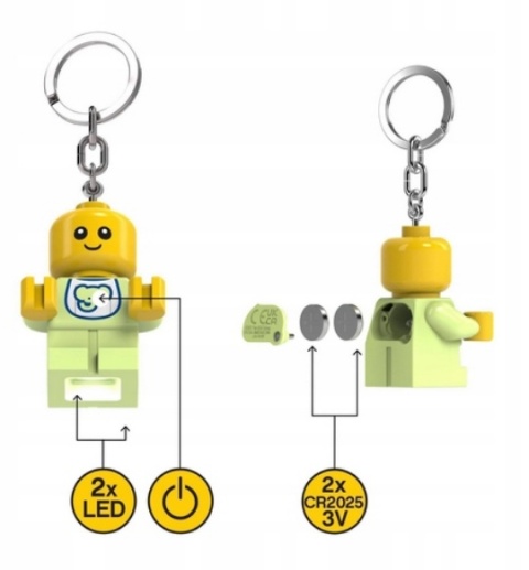LEGO LGL - KE209H - Brelok LED - Classic: Dziecko LEGO LGL - KE209H - Brelok LED - Classic: Dziecko