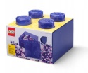 LEGO 40090800 - Pojemnik klocek 4 - Fioletowy brokatowy 25 cm